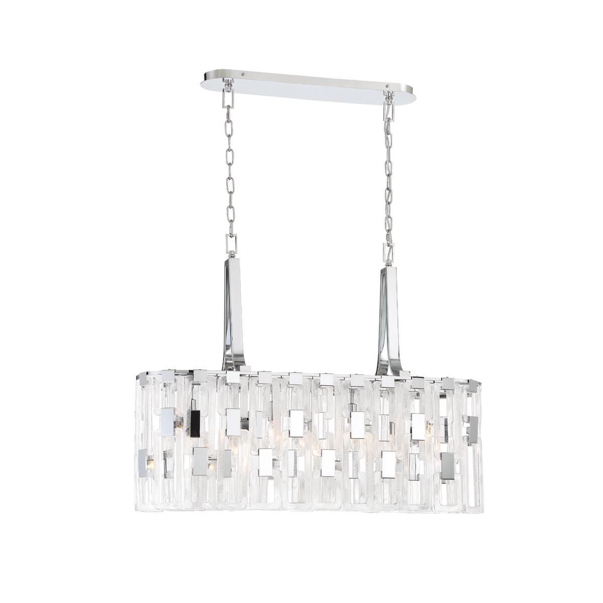 Viviana 11 Inch 7 Light Mini Chandelier by Eurofase Lighting